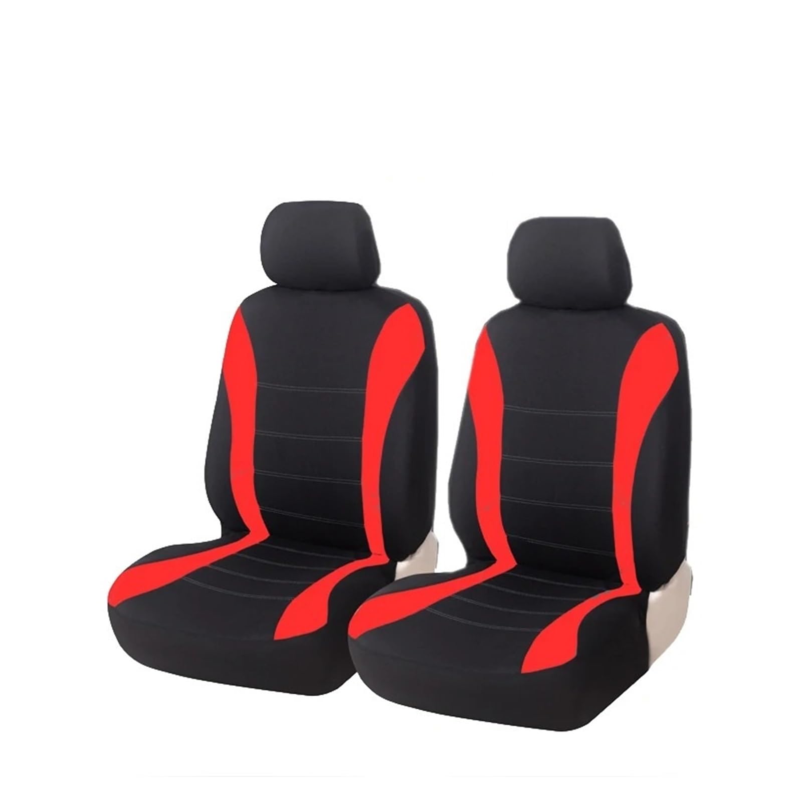 HOLIV Sitzbezüge Auto Für FIAT Für Panda Autositzbezüge Sitzbezüge Auto Set(Red 2 Pieces) von HOLIV