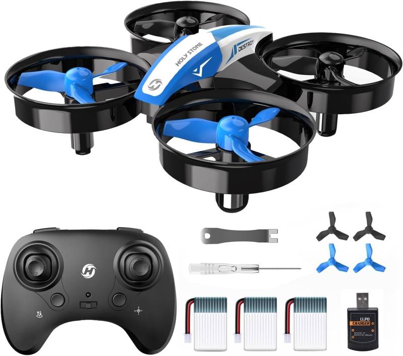 Holy Stone HS210 Mini-Drohne für Kinder und Anfänger, RC Nano Quadcopter für den Innenbereich, kleiner Helikopter Flugzeug mit Auto Hovering, 3D-Flip und 3 Batterien, tolles Spielzeug für Jungen und von HOLY STONE