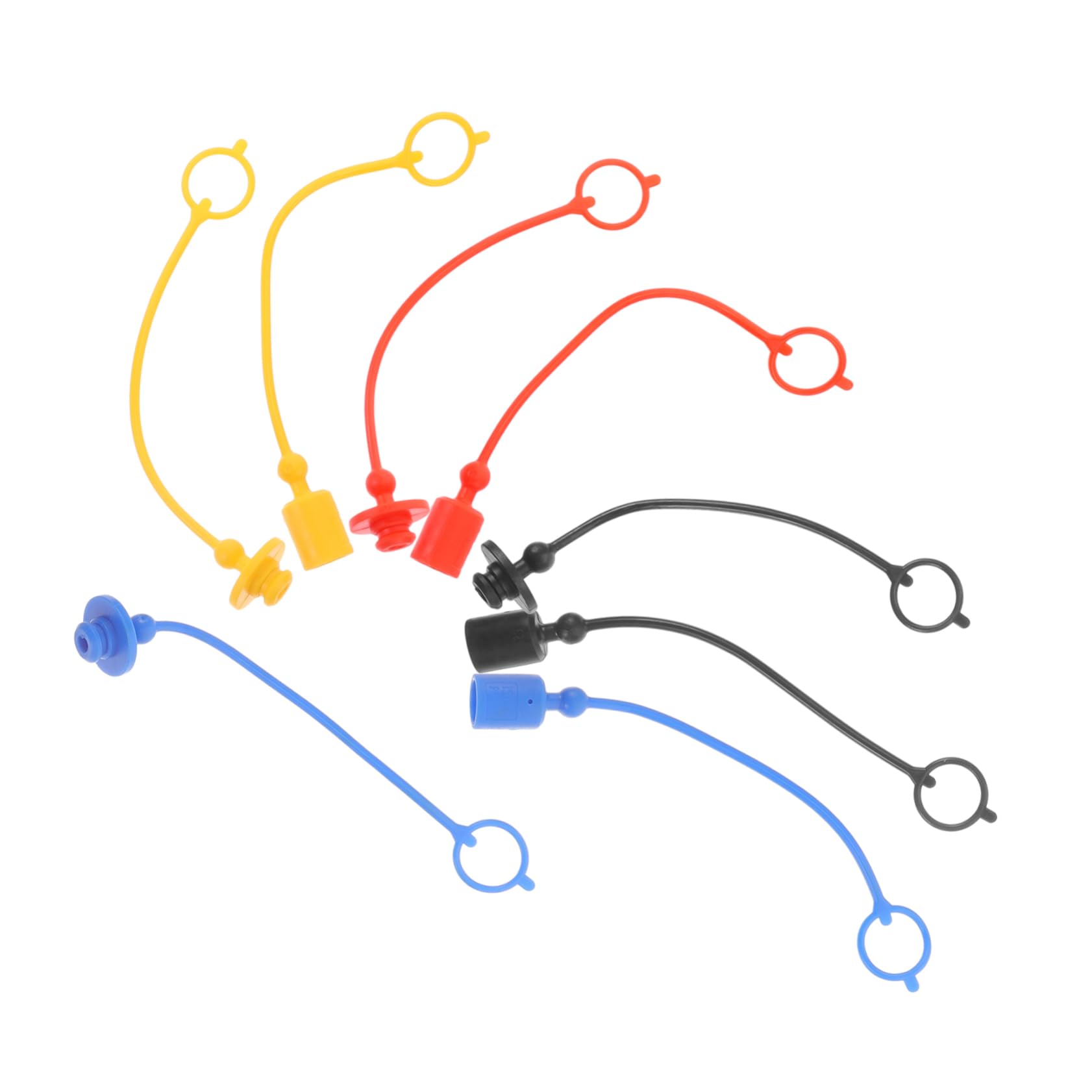 HOMOCONO 4 Sätze Schutzkappe für Schnellverbinder plastikdeckel schnell anschlussklemme Bouchon Hydraulikschlauchabdeckungen Staubkappe des Adapters Staubschutzkappen für Steckverbinder von HOMOCONO