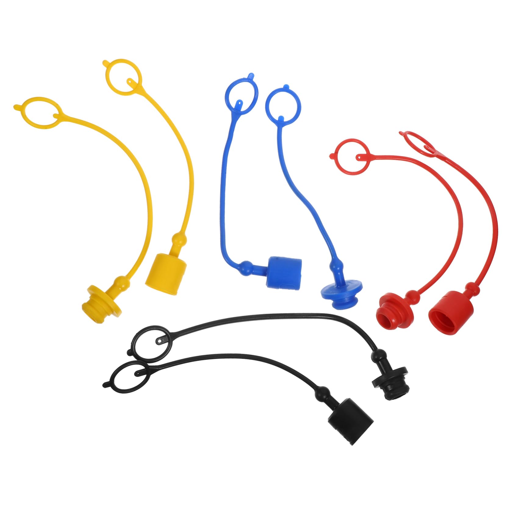 HOMOCONO 8st Hydraulische Gelenkkappe Kupplungsstaubabdeckungen Hydraulische Kappen Hydraulische Teile Abdeckungen Für Hydraulische Schnellkupplungen Hydraulische Kupplungskappen Plastik von HOMOCONO