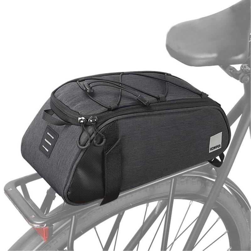 HOMPER Fahrradtasche Satteltasche Gepäcktasche Gepäckträger Tasche Rucksack Seitentasche Mountain Road MTB Fahrrad Radfahren Rücksitztasche von HOMPER