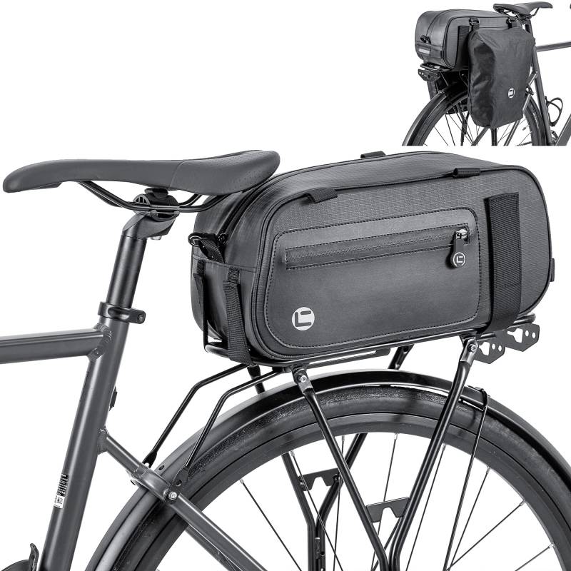 HOMPER Fahrrad Gepäckträgertasche 26 L wasserdichte Fahrradtasche für Gepäckträger, Multifunktionaler Fahrradtaschen Hinterradtaschen Fahrrad Reisetasche von HOMPER