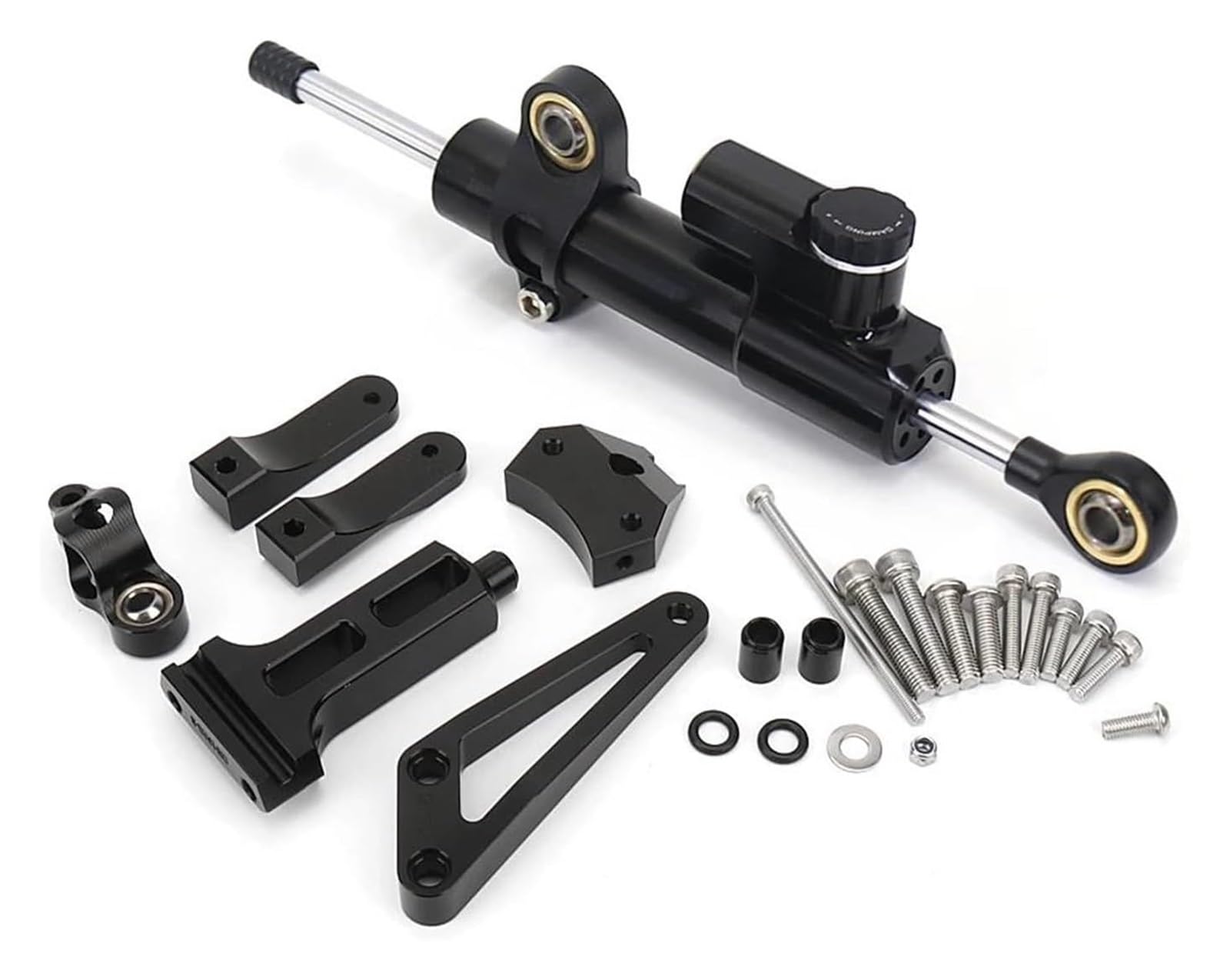 Für CB1300 CB 1300 Cb1300 2003-2011 Motorrad Lenkung Dämpfer Stabilisator Montage Halterung Kit Stabilisator Dämpfer Lenkungsdämpfer(Set 1) von HOMRMBUBP