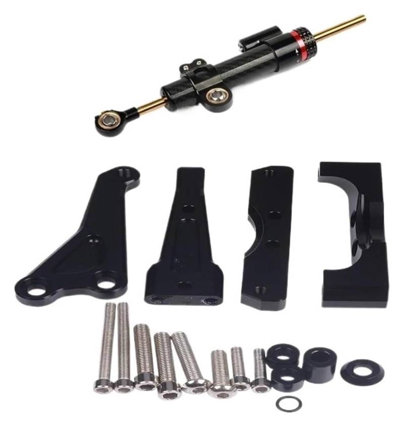 Für CB150R CB250R CB 250R 300R CB300R 2018-2020 Motorräder Einstellbare Lenkung Stabilisieren Dämpfer Halterung Mount Kit Lenkungsdämpfer(Set 6) von HOMRMBUBP