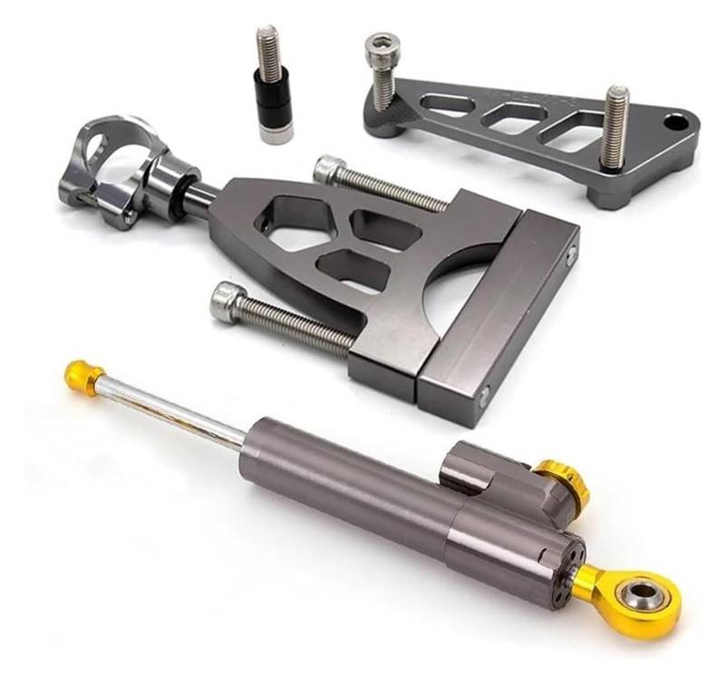 Für CB400 Für VTEC CB400SF 1999-2015 Motorrad Lenkung Dämpfer Stabilisator Dämpfer Halterung Unterstützung Kit Lenkungsdämpfer(Set 2) von HOMRMBUBP