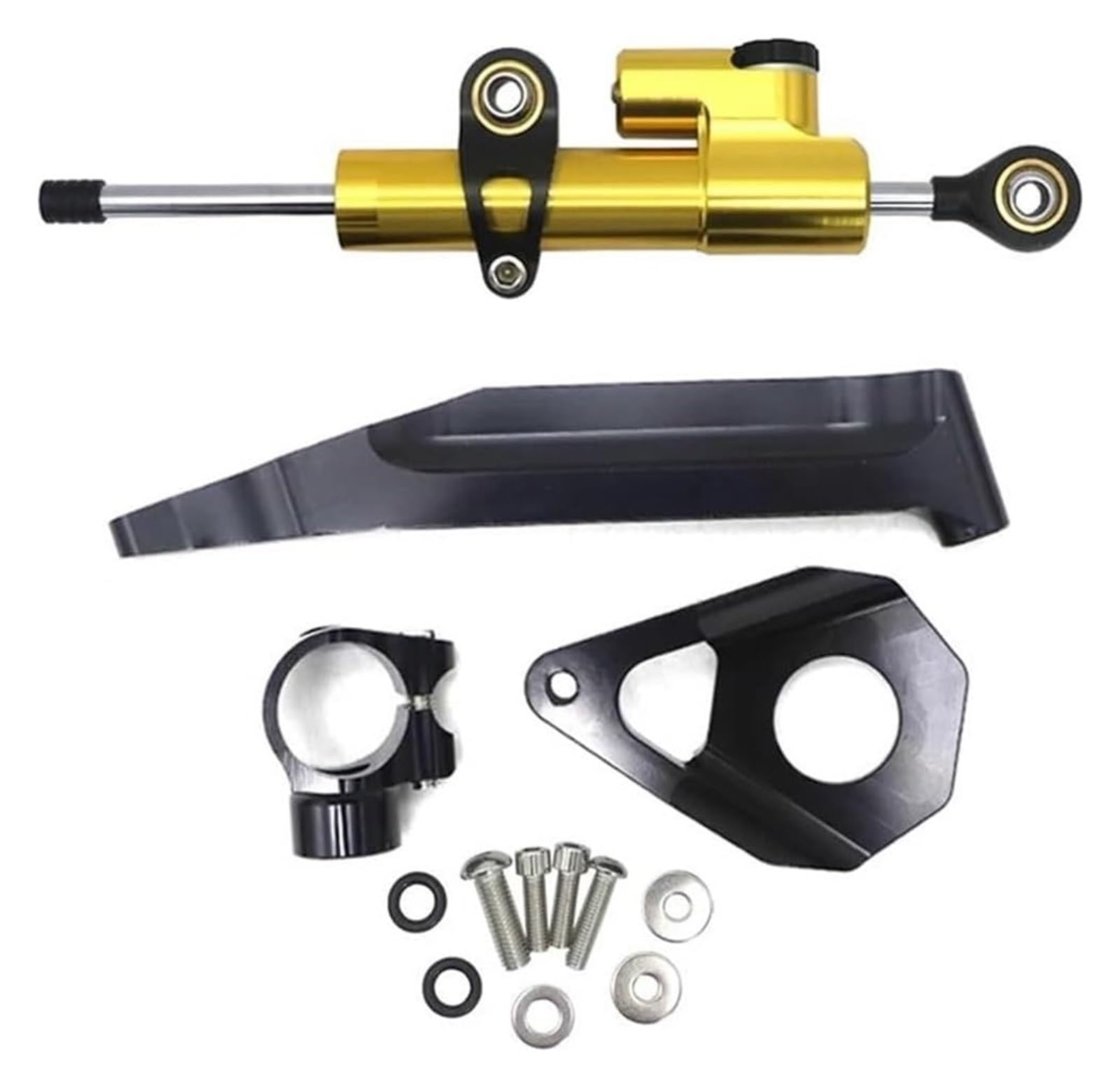 Für CBR600RR CBR 600RR CBR 600 RR 2005 2006 Stabilisator Dämpfer Motorrad Stabilisator Lenkung Dämpfer Halterung Mount Kit Lenkungsdämpfer(Set 6) von HOMRMBUBP