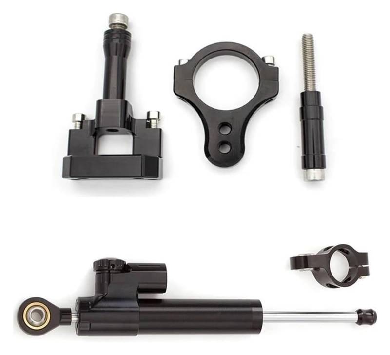 Für G&Booster Für Scooter-Lenkungsdämpfer Motorrad-Lenkungsdämpfer Stabilisatorhalterung Montagesatz Stabilisatordämpfer Lenkungsdämpfer(Set 2) von HOMRMBUBP