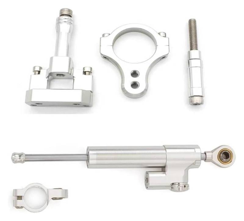 Für G&Booster Für Scooter Motorrad Stabilisator Lenkungsdämpfer 50mm Klemme Montagehalterung Support Kit Lenkungsdämpfer(Set 4) von HOMRMBUBP