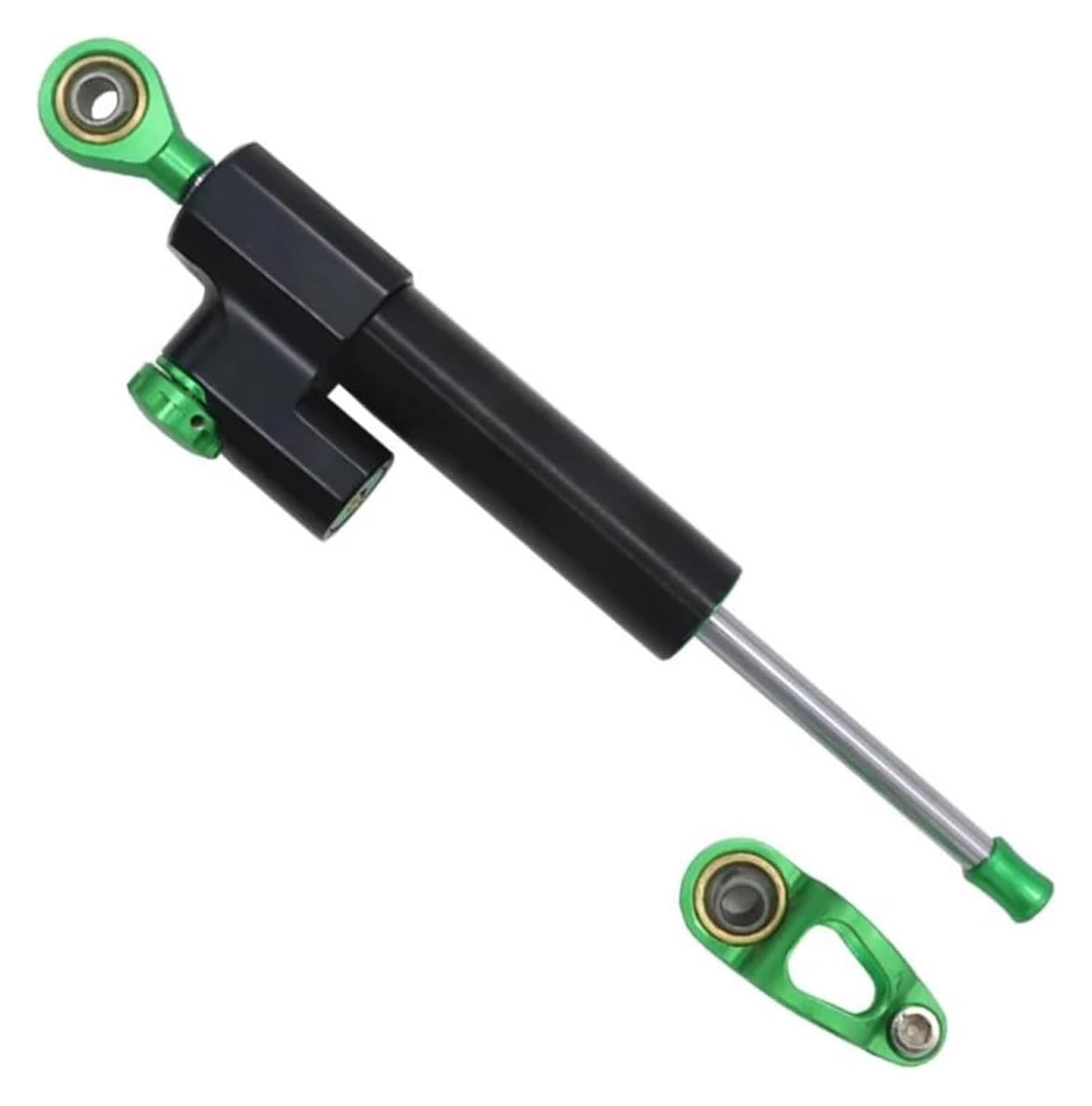 Für Kawa&saki Für Ninja 400 2018-2022 Motorrad Lenkung Dämpfer Stabilisator Montage Halterung Kits Stabilisator Dämpfer Lenkungsdämpfer(1) von HOMRMBUBP