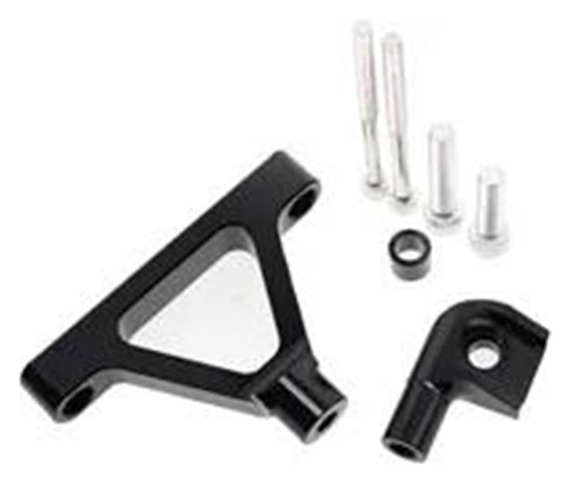 Für Kawa&saki Für Ninja ZX10R ZX 10R 2004 2005 ZX6R 2007 2008 Motorrad Lenkung Dämpfer Stabilisator Halterung Montage Unterstützung Kit Lenkungsdämpfer(Schwarz) von HOMRMBUBP