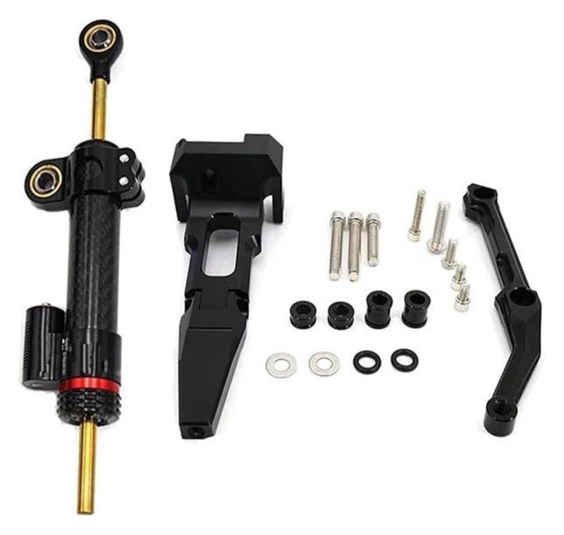 Für Y&amaha Für MT-09 Für MT09 Für Tracer 2015-2017 Motorradstabilisator-Lenkungsdämpfer Mit Montagehalterungssatz Lenkungsdämpfer(Set 2) von HOMRMBUBP