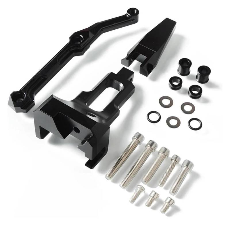 Für Y&amaha Für MT09 Für MT-09 Für Tracer 2016-2019 Motorrad Einstellbare Lenkung Stabilisieren Dämpfer Montagehalterung Kit Lenkungsdämpfer(Bracket) von HOMRMBUBP