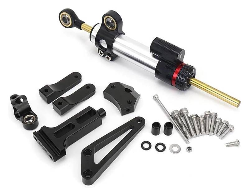 HOMRMBUBP Für CB1300 CB 1300 Cb1300 2003-2011 Stabilisator Dämpfer Motorrad Lenkung Dämpfer Stabilisator Montage Halterung Kit Lenkungsdämpfer(Set 6) von HOMRMBUBP