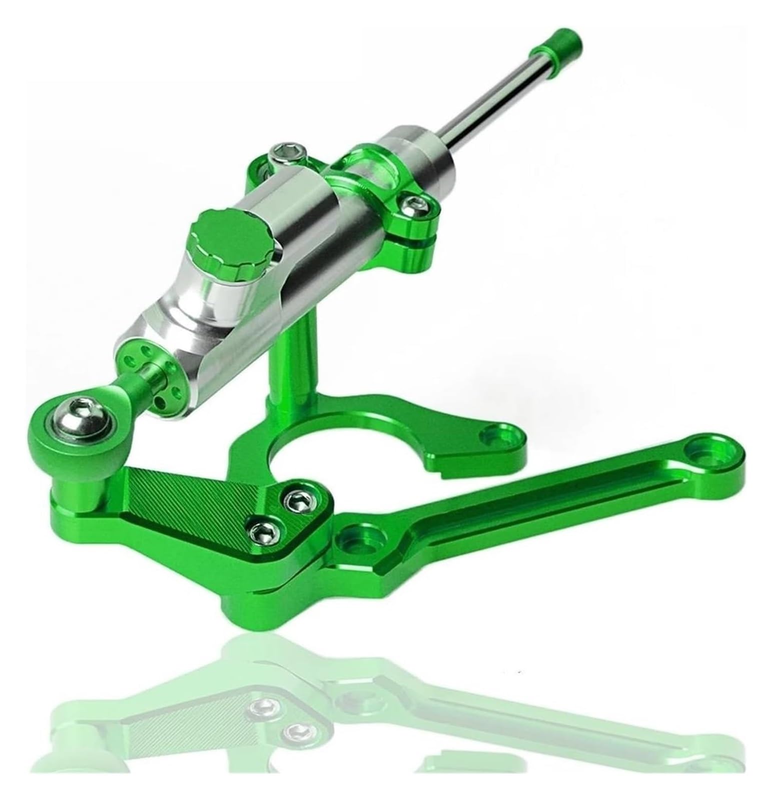 HOMRMBUBP Für Kawa&saki Z 900 2017-2020 Motorrad Einstellbare Motorräder Lenkung Stabilisieren Dämpfer Halterung Mount Kit Lenkungsdämpfer(1 Set Green) von HOMRMBUBP