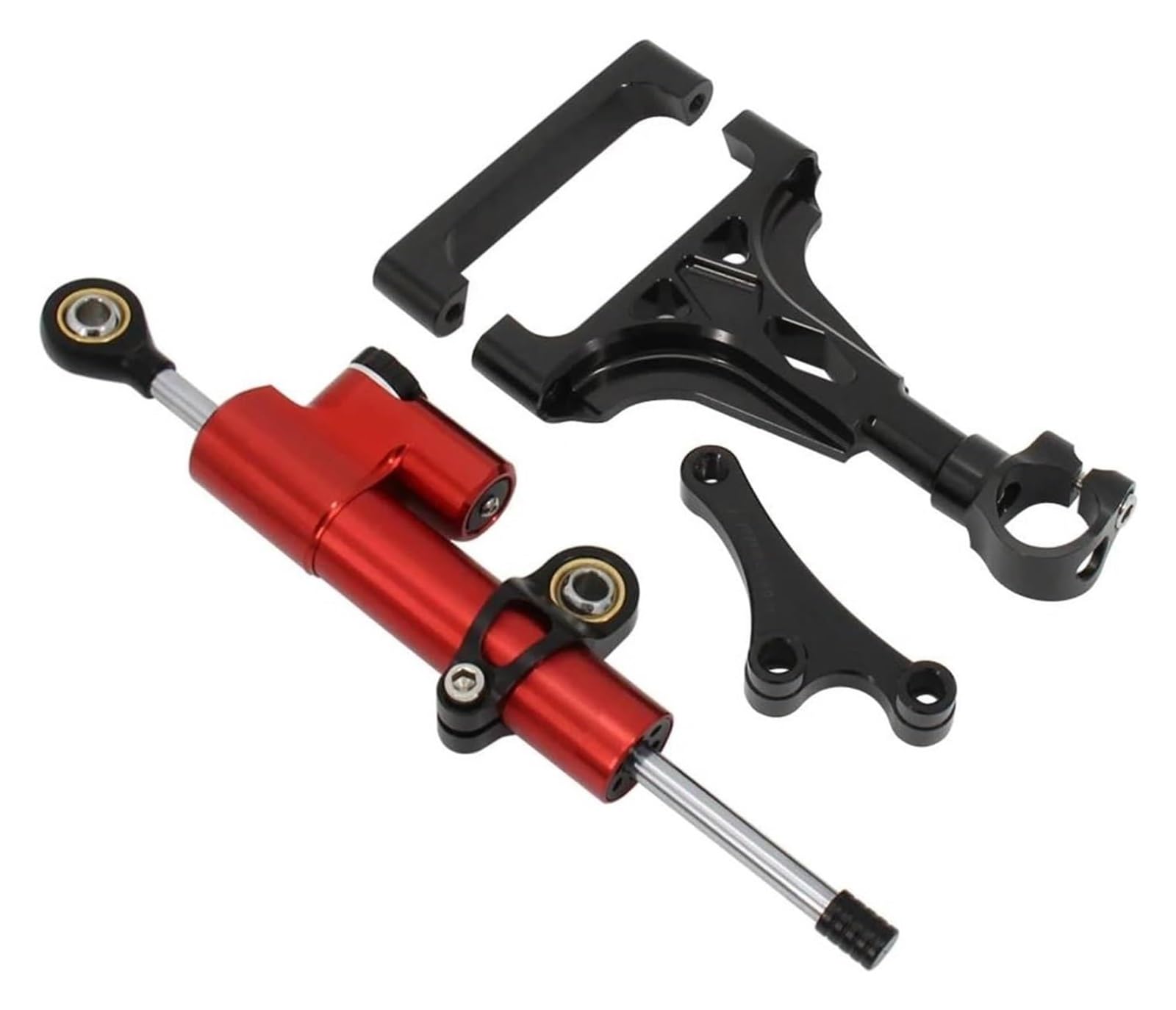 HOMRMBUBP Für Kawa&saki Z1000 Z750 2003-2009 Motorrad Stabilisator Lenkung Dämpfer Montage Halterung Unterstützung Kit Stabilisator Dämpfer Lenkungsdämpfer(6) von HOMRMBUBP