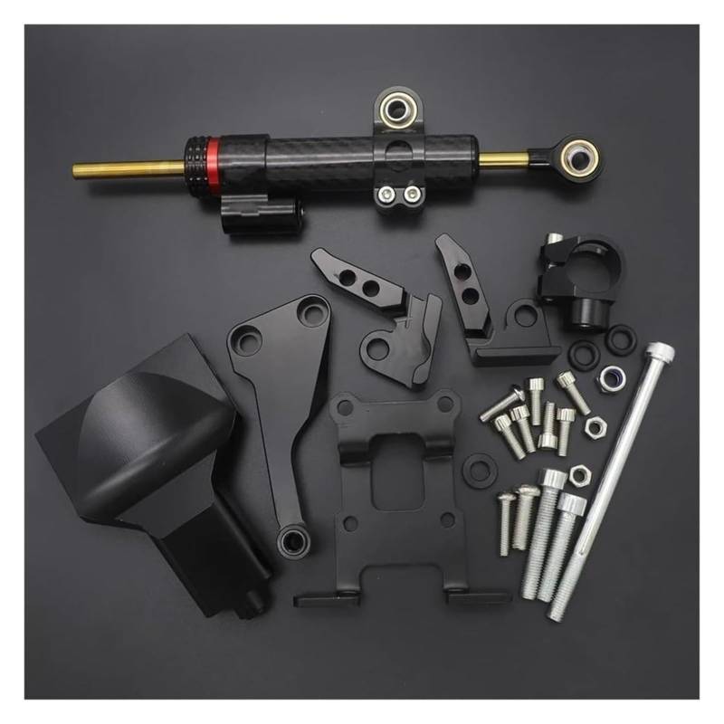 HOMRMBUBP Für Y&amaha Für MT-07 FZ-07 2013-2019 Motorrad-Lenkungsdämpfer-Kit Montagehalterung Stoßdämpfer-Richtungsdämpfungshalterung Lenkungsdämpfer(1) von HOMRMBUBP