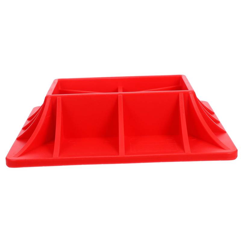 HOMSFOU Base Lift Jack Pad Thickened Silicone Pad for Lift Jack Stand Support Hydraulic Jack Tray Hydraulic Jack Guards Silicone Car Lift Pads Car Lift Silicone Pad Silica Gel Red von HOMSFOU