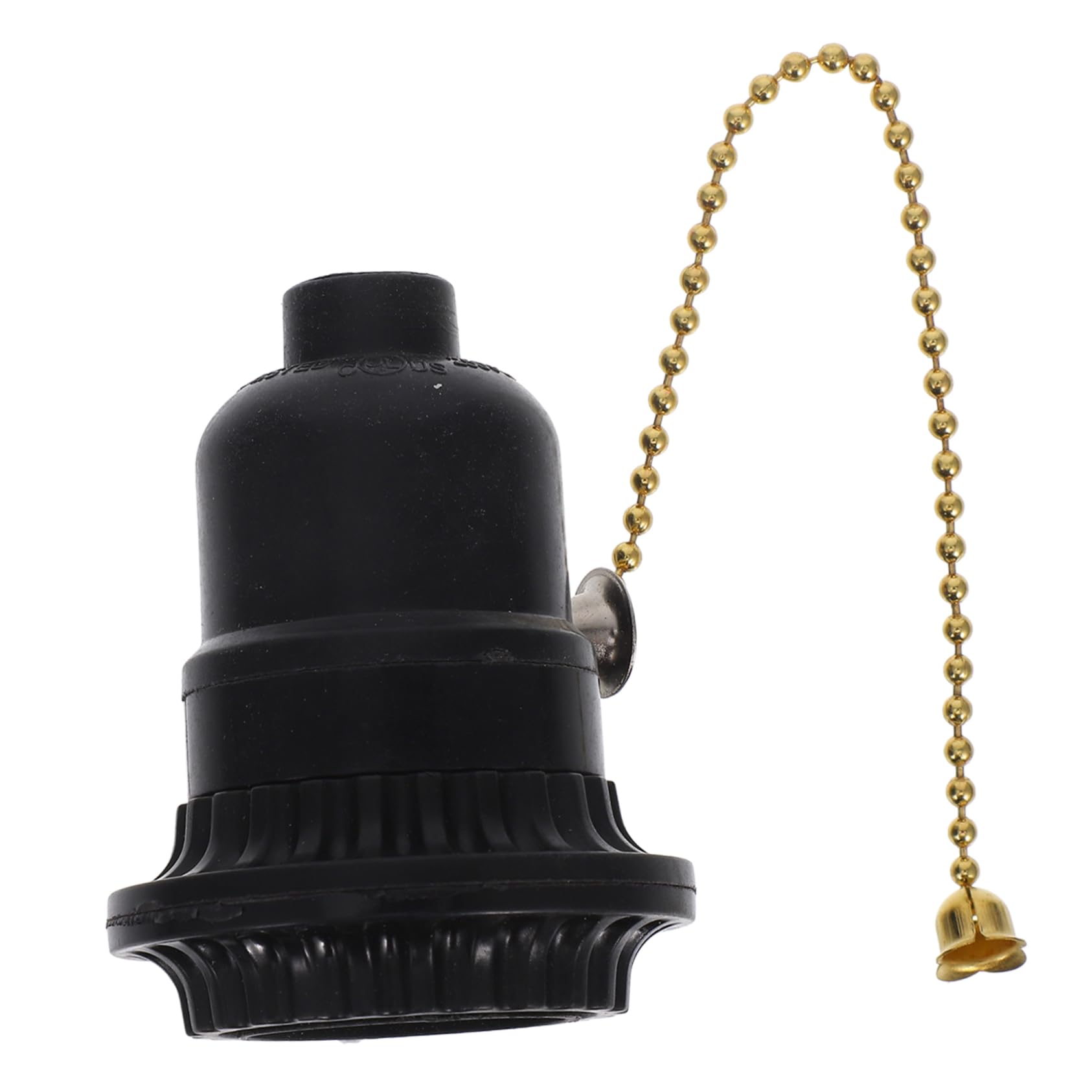 HOMSFOU Lampensockel wechseln Lampenfassung Lampe Zubehör Lampenadapter Lampenersatz Lampenzubehörteile Lichtadapter Glühbirnenteile Lampenhalter Lampenkonverter Bakelit Golden von HOMSFOU