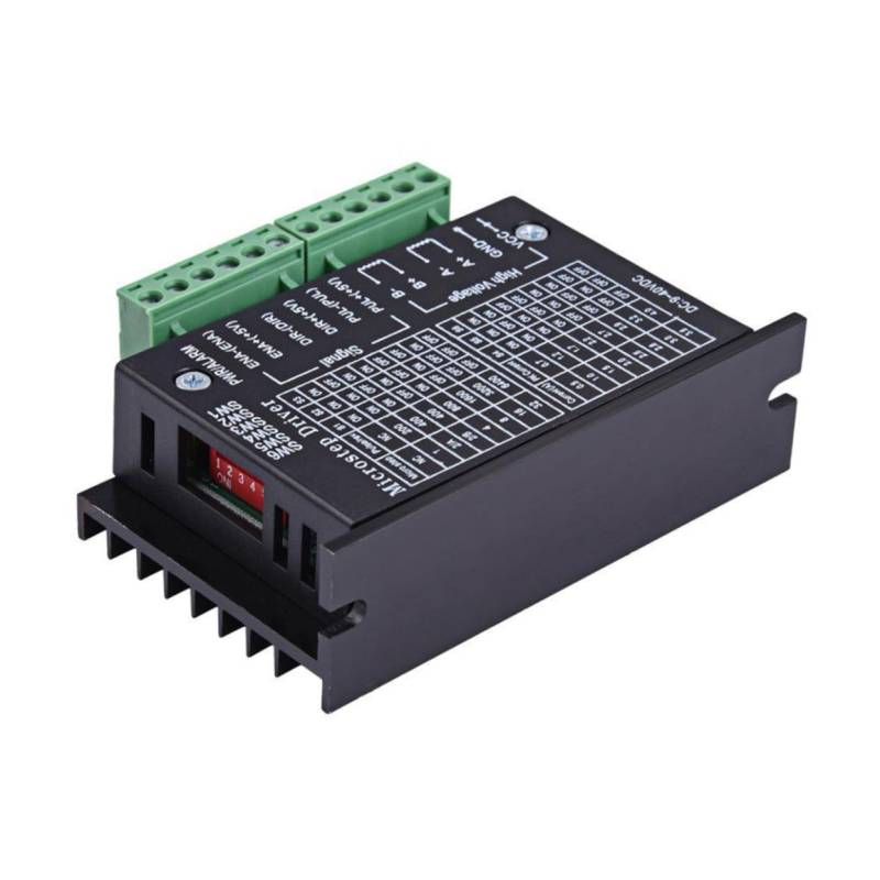 HOMSFOU TB6600 Schrittmotor Treiber Controller 4A 40V DC Für 42/57/86 Schrittmotoren 32 Segmente Mikrostepping 1 Achse 2/4 Phasen Upgrade Version Für CNC Anwendungen von HOMSFOU