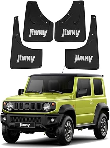 4 Stück Auto SpritzfestSchmutzfänger für Suzuki Jimny HJ BJ64 BJ74 2019-2024,Auto Vordere Hintere SchmutzfäNger Spritzschutz Schutz Zubehör von HOMXDBCM