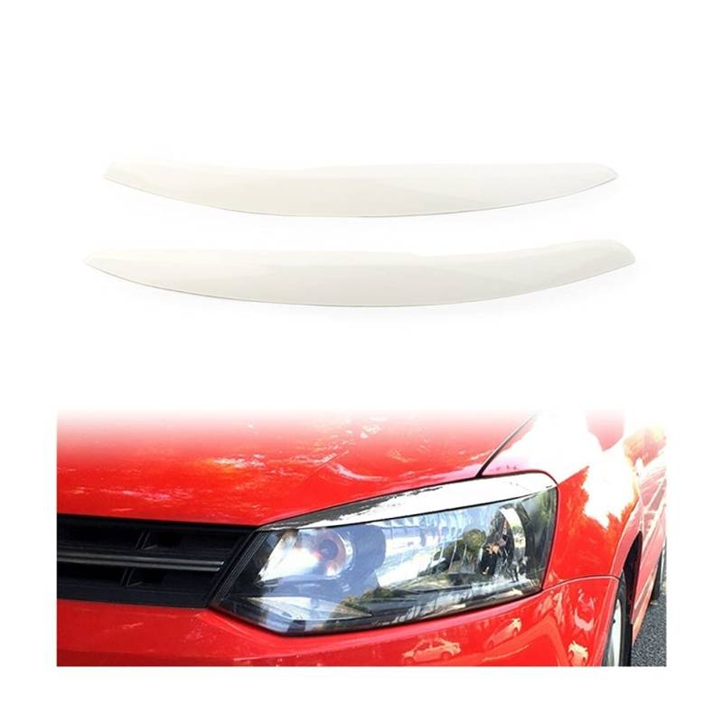 Wimpern Sidemarker Für V&W Für P&olo Mk5 6R 6C 2011 2012 2013 2014 2015 2016 2017 Weiß A&BS Kunststoff 2-teilig Autokopflichtlampe Augenbrauen-Augenlidabdeckung Autoscheinwerfer Augenbrauen von HONGOUBAIHUO