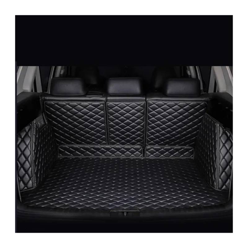 Auto Kofferraummatte Für 2 Serie Für Gran Für Tourer F46 7seat 2014-2016 2017 2018 2019 2020 Kofferraum Matte Vollständig Kofferraum Matte Hinten Fracht Tablett Zubehör Kofferraumschutz Zubehör(Black1 von HONGSHIZI