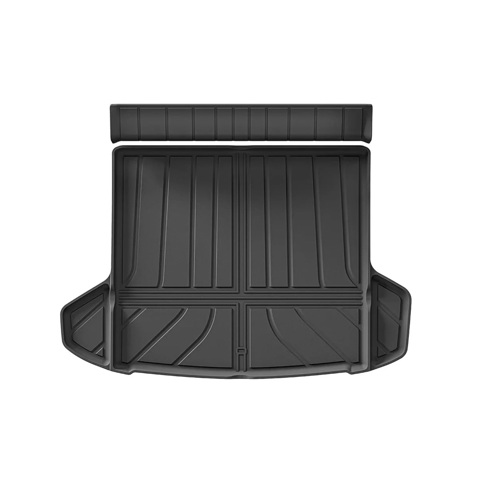 Auto Kofferraummatte Für ID.7 2024 Kofferraum Matte Fußmatten Allwetter Hinten Stamm Pad Cargo-Liner Sitz Zurück Anti Schmutzige Pads Kofferraumschutz Zubehör(Trunk mat) von HONGSHIZI