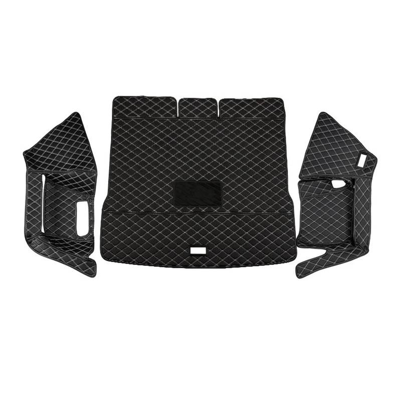 Auto Kofferraummatte Für X1 2016-On Kofferraummatte Leder Boden Kofferraum Teppiche Cargo Liner Zubehör Kofferraumschutz Zubehör(3pcs) von HONGSHIZI