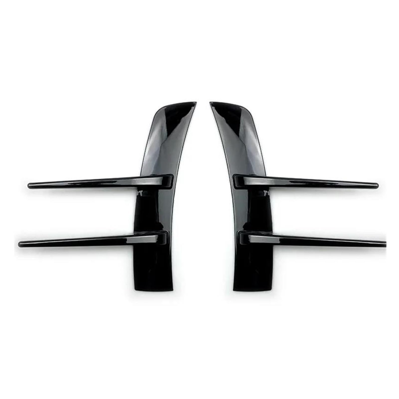 Auto Schwanz Spoiler Flügel Für A-Klasse A180 A200 A220 Splitter Auto Styling Front Stoßstangen Lip Air Vent Trim Spoiler Canards Zubehör 2pcs Dachspoilerflügel(Black) von HONGSHIZI