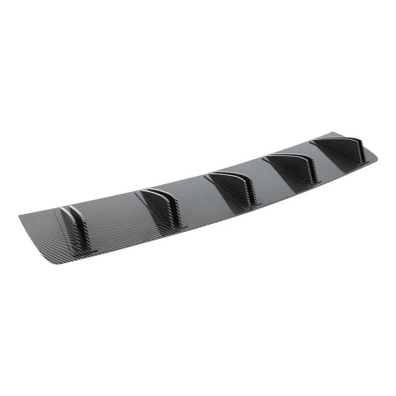 Auto Schwanz Spoiler Flügel Für A3 A4 A5 A6 A7 B8 S4 Q5 81,5 cm 5 Flossen Splitter Kinn Spoiler Unteren Universal Hinten Diffusor BumperLip Auto Teile 2 Stücke Dachspoilerflügel(Carbon Fiber Look) von HONGSHIZI