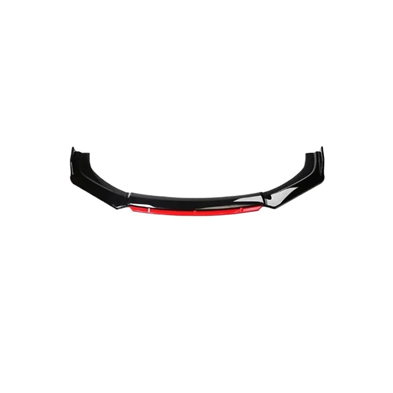 Auto Schwanz Spoiler Flügel Für A3 A4 A6 Q3 S3 S4 S6 B6 B7 B8 B 8,5 Stoßstange Klinge Bodykit Zubehör Front Lip Splitter Spoiler Diffusor Limousine Universal Dachspoilerflügel(Black Red) von HONGSHIZI