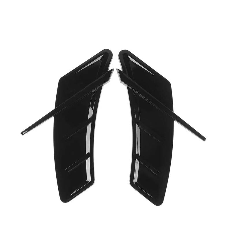 Auto Schwanz Spoiler Flügel Für A3 A4 B8 A5 A6 C6 C7 A7 S3 S4 S5 S6 RS3 RS4 RS5 RS6 Spoiler Abfluss Vent Aufkleber Trim Moulding Auto Seite Kotflügel Universal Dachspoilerflügel(Glossy Black) von HONGSHIZI