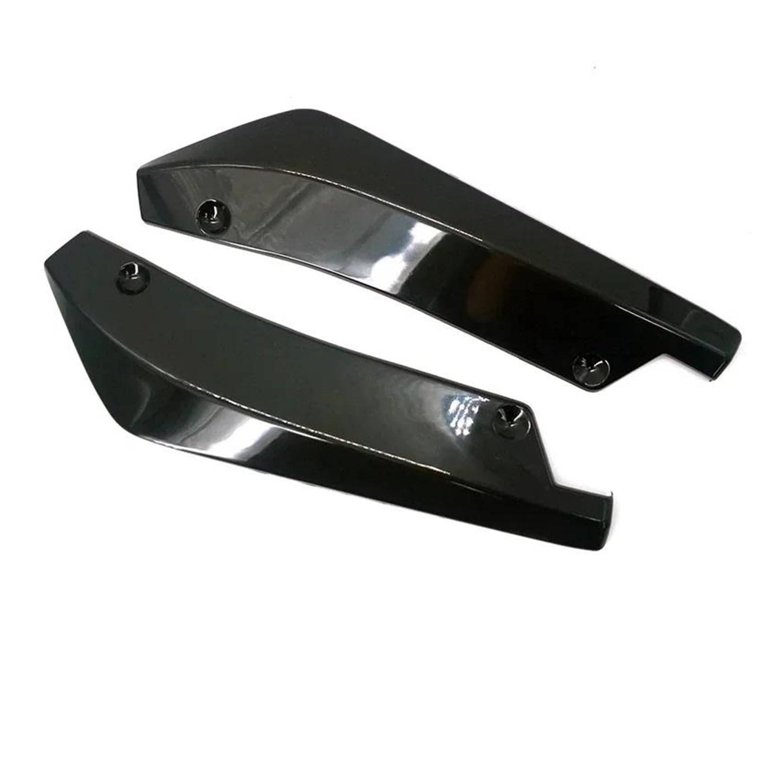 Auto Schwanz Spoiler Flügel Spoiler Diffusor Splitter Kratzschutz Kohlefaser Winglets Seitenschwellerverlängerung Auto Vorne Hinten Stoßstangenleiste Lippe Universal Dachspoilerflügel(Black) von HONGSHIZI