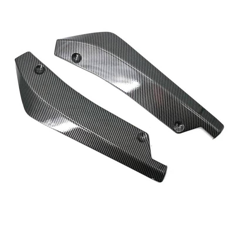 Auto Schwanz Spoiler Flügel Spoiler Diffusor Splitter Kratzschutz Kohlefaser Winglets Seitenschwellerverlängerung Auto Vorne Hinten Stoßstangenleiste Lippe Universal Dachspoilerflügel(Carbon Fiber) von HONGSHIZI