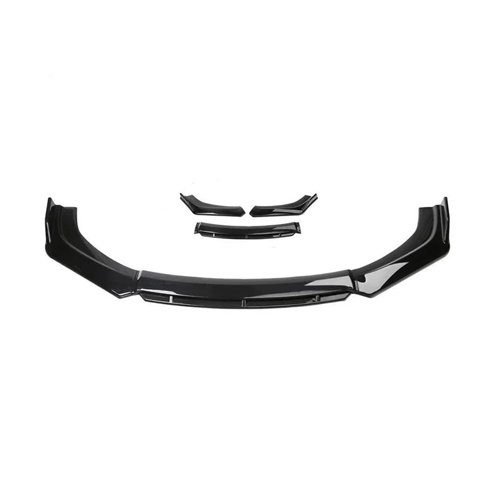 Auto Schwanz Spoiler Flügel Universal Splitter Front Lip Bumper Universal Spoiler Diffusor Zubehör Bodykit Für A4 S4 A6 S6 Wagon Für Awant B6 B7 B8 Dachspoilerflügel(Black) von HONGSHIZI