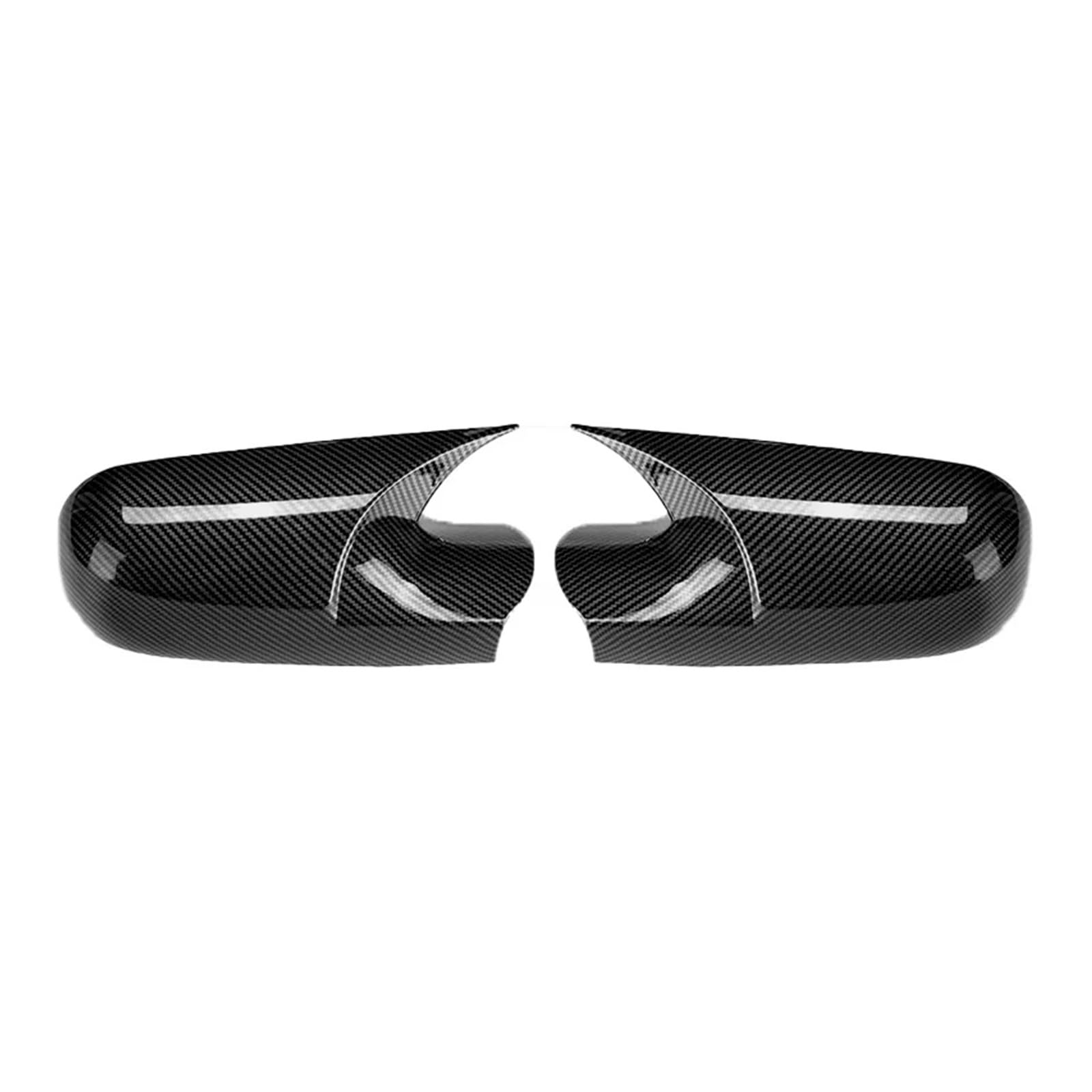 Auto Spiegelkappen Für Megane 2 Für MK2 2002-2005 2006 2007 2008 2009 Paar Autoseitenrückspiegel-Abdeckkappe Spiegelschalen-Fallverkleidung Rückspiegel-Abdeckkappe Außenspiegel(Carbon Fiber Pattern) von HONGSHIZI