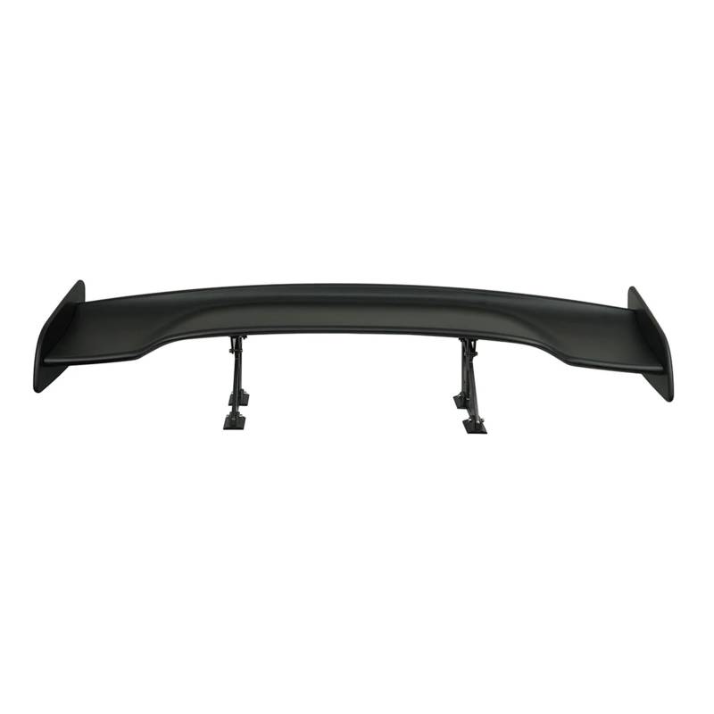 Heckspoiler Flügellippe 145CM Universal Modifikation Carbon Faser Auto Schwanz Flügel Außen Modifikation Spoiler Kollision Autoscooter Zubehör Kofferraumspoiler(Matte Black) von HONGSHIZI