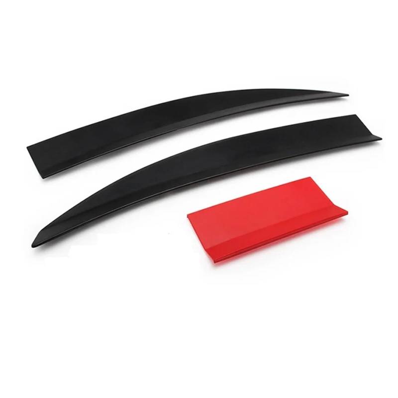 Heckspoiler Flügellippe 3Pcs Auto ABS Limousine Dach Spoiler Verlängerung Tragfläche Stamm Hinten Flügel DIY Einstellbare Länge Auto Zubehör Tuning Universal Kofferraumspoiler(Red) von HONGSHIZI