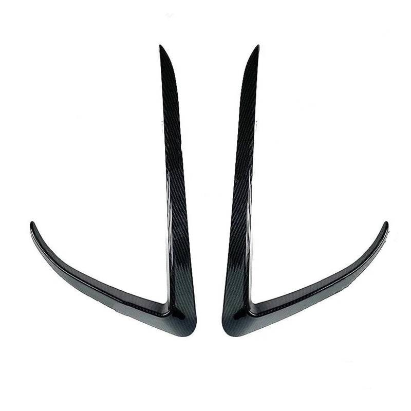 Heckspoiler Flügellippe Auto Vorderen Stoßfänger Grille Spoiler Wind Messer Trim Körper Kits Splitter Abdeckung Lip Zubehör Für T&esla Für Modell Kofferraumspoiler(Carbon Look) von HONGSHIZI