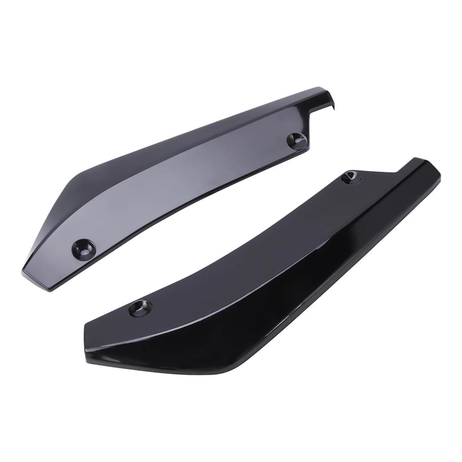 Heckspoiler Flügellippe Diffusor Canard Wrap Spoiler Seite Auto Hinten Stoßstange Splitter Fender Rock Lip Canard Protector Für S&ubaru Für I&mpreza Für W&rx Für S&ti Kofferraumspoiler(Black) von HONGSHIZI