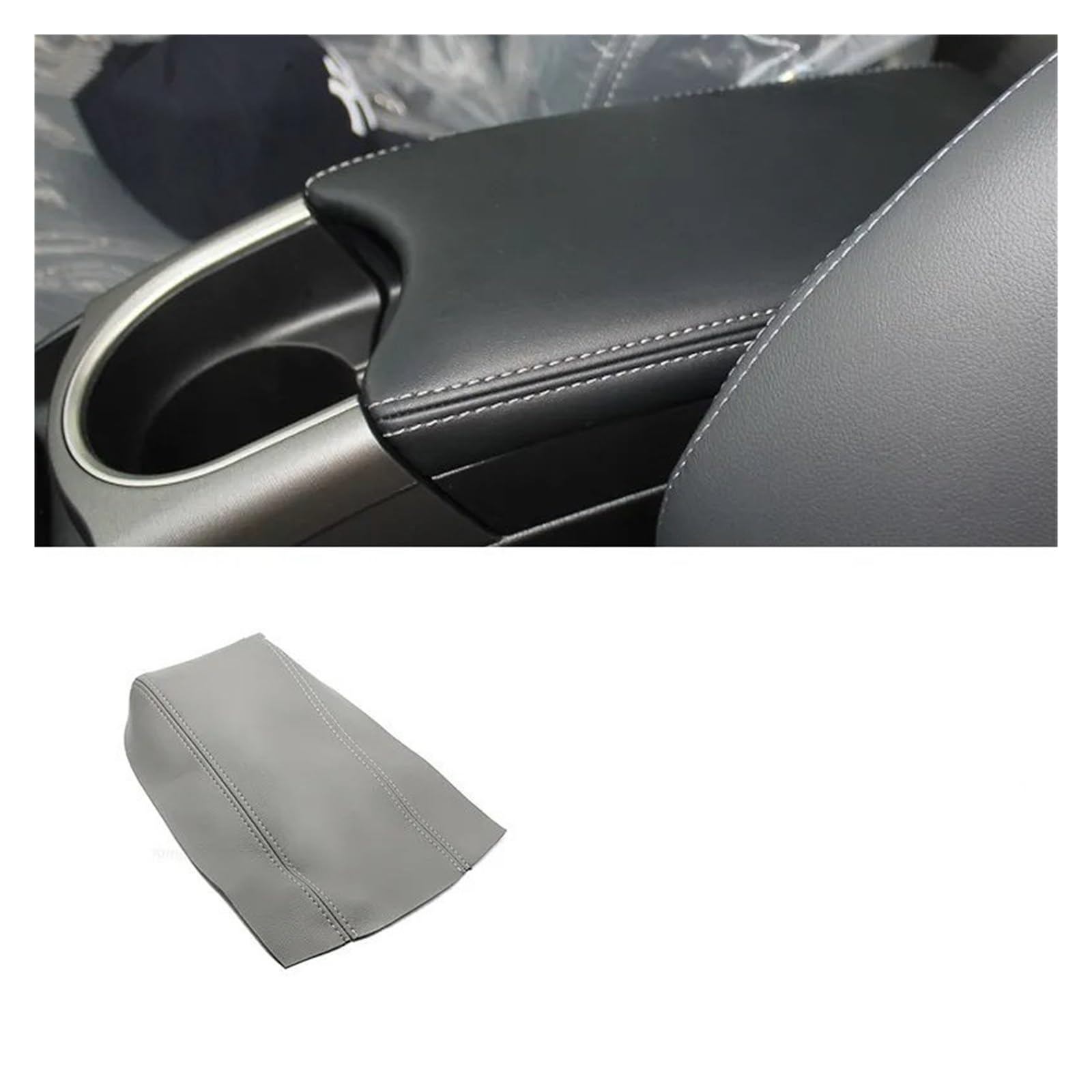 Interieur Mittelkonsole Auto Center Console Armlehne Box Abdeckung Schützen Trim Für P&rius 2004 2005 2006 2007 2008 2009 2010 2011 2012 2013 2014 2015 Control Panel Aufkleber(B Gray) von HONGSHIZI