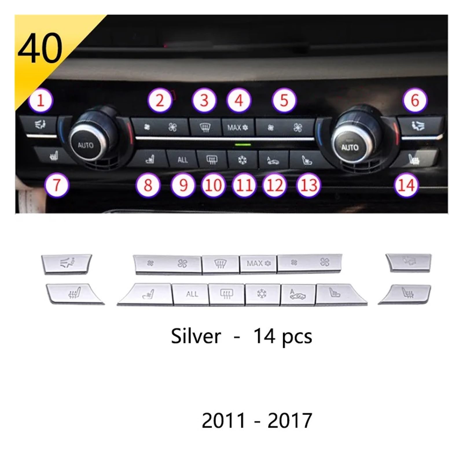 Interieur Mittelkonsole Für 5 Series F10 F18 2011 2012 2013 2014 2015 2016 2017 Auto-Styling Innenausstattung Konsole Multimedia AC CD Panel Dekoration Streifen Aufkleber Control Panel Aufkleber(Type4 von HONGSHIZI