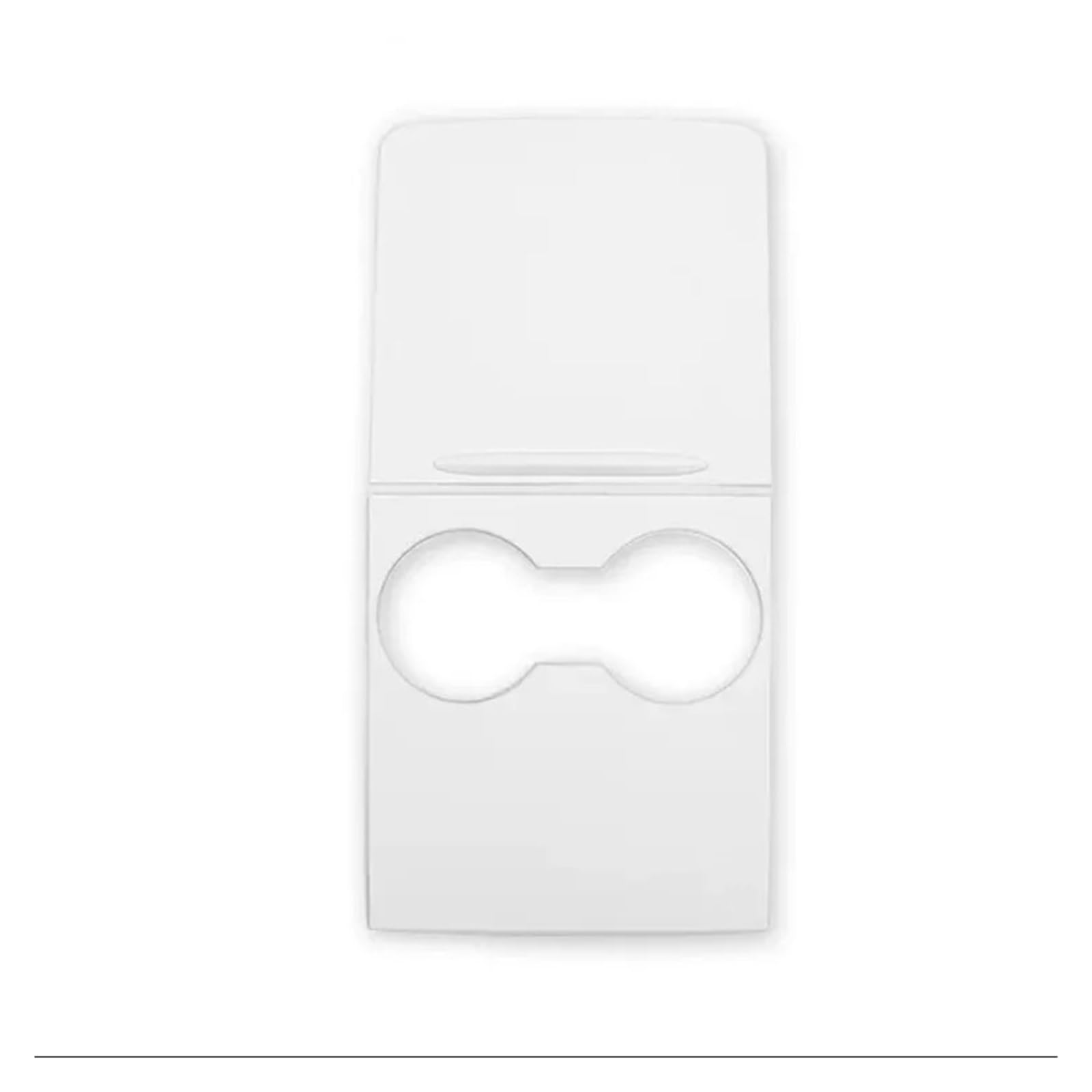 Interieur Mittelkonsole Für T&esla Für Modell 3 Für Modell Y 2021 2022 2023 Auto Zentrale Konsole Innen Wasser Tasse Halter Trim Abdeckung Control Panel Aufkleber(Matte White) von HONGSHIZI