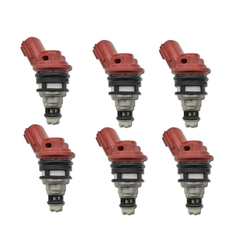 Kraftstoff Injektoren 6Pcs Kraftstoff Injektor Düse Für NX Für Sentra 1991 1992 1993 1994 2,0 ​​L L4 16600-53J00 16600-53J01 16600-53J02 A46-00 16600-53J03 Kraftstoffeinspritzdüse von HONGSHIZI