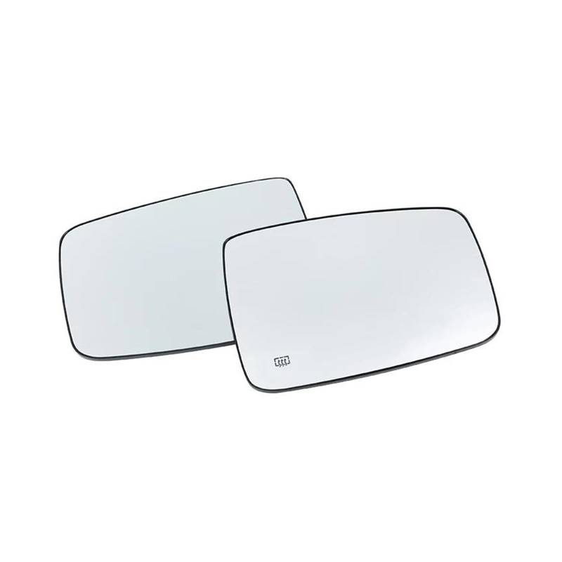 Seitenspiegelglas Für Dodge Für Ram 1500 2500 2009-2019 Rückspiegel Glas Auto Außen Teile Beheizte Links Rechts Seite Auto Spiegelglas Ersatz(1 Pair) von HONGSHIZI