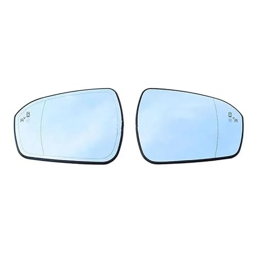 Seitenspiegelglas Für Mondeo V MK5 2014 2015 2016 2017 2018 Flügel Hinten Spiegel Glas Auto Beheizte Blind Spot Warnung Spiegelglas Ersatz(A Pair) von HONGSHIZI