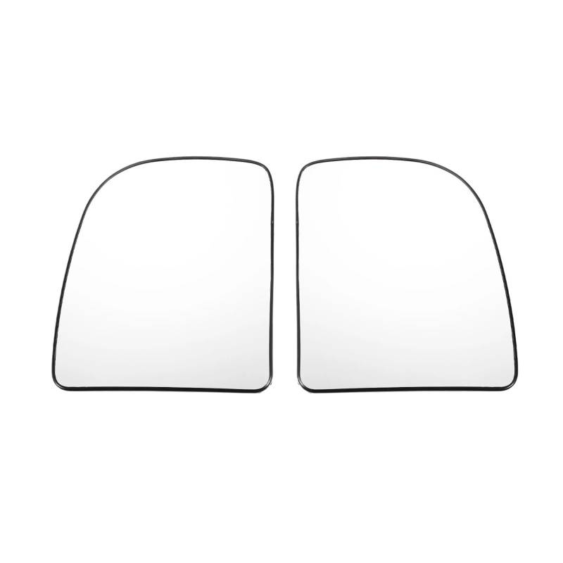 Spiegelglas Rechts Für E150 E250 E350 E450 2002–2014 F250 F350 F450 1999–2006 2007 Auto-Rückspiegelglas-Ersatz Mit Trägerplatte Beheiztes Weißes Glas Außenspiegel Glas Links(1pair) von HONGSHIZI