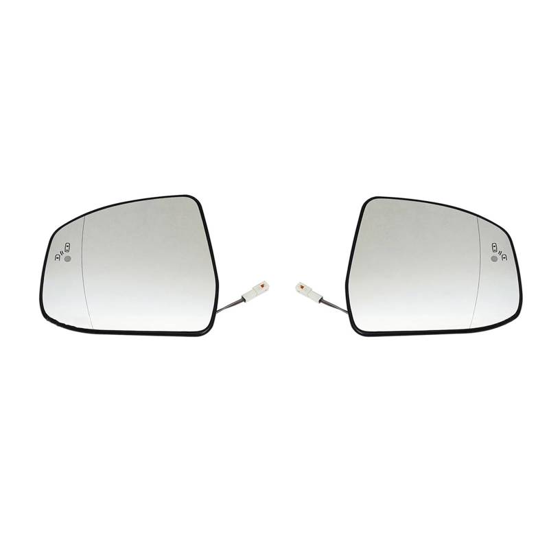 Spiegelglas Rechts Für F&ocus MK2 MK3 Für M&ondeo MK4 Autotür Flügel Seitenspiegel Glas Erhitzt Blind Spot Warnung Mit Trägerplatte 2 Stücke Außenspiegel Glas Links von HONGSHIZI