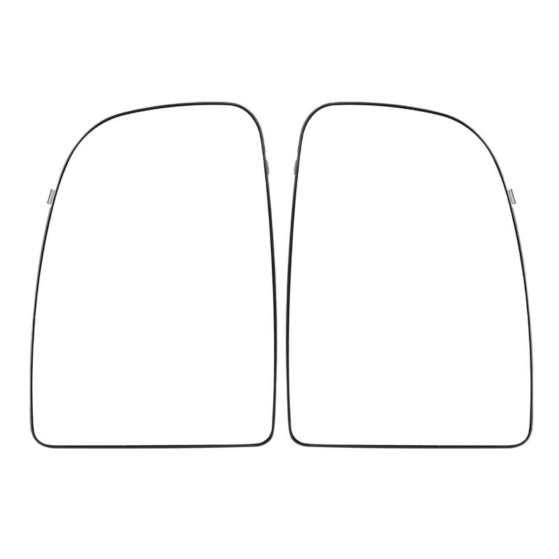 Spiegelglas Rechts Für R&am Für ProMaster 2014-2023 2017 2018 2019 2020 2021 2022 Auto Links Rechts Flügelspiegelglas Beheizt Fahrer Beifahrerseite Ober Unter Außenspiegel Glas Links(Upper Pair) von HONGSHIZI