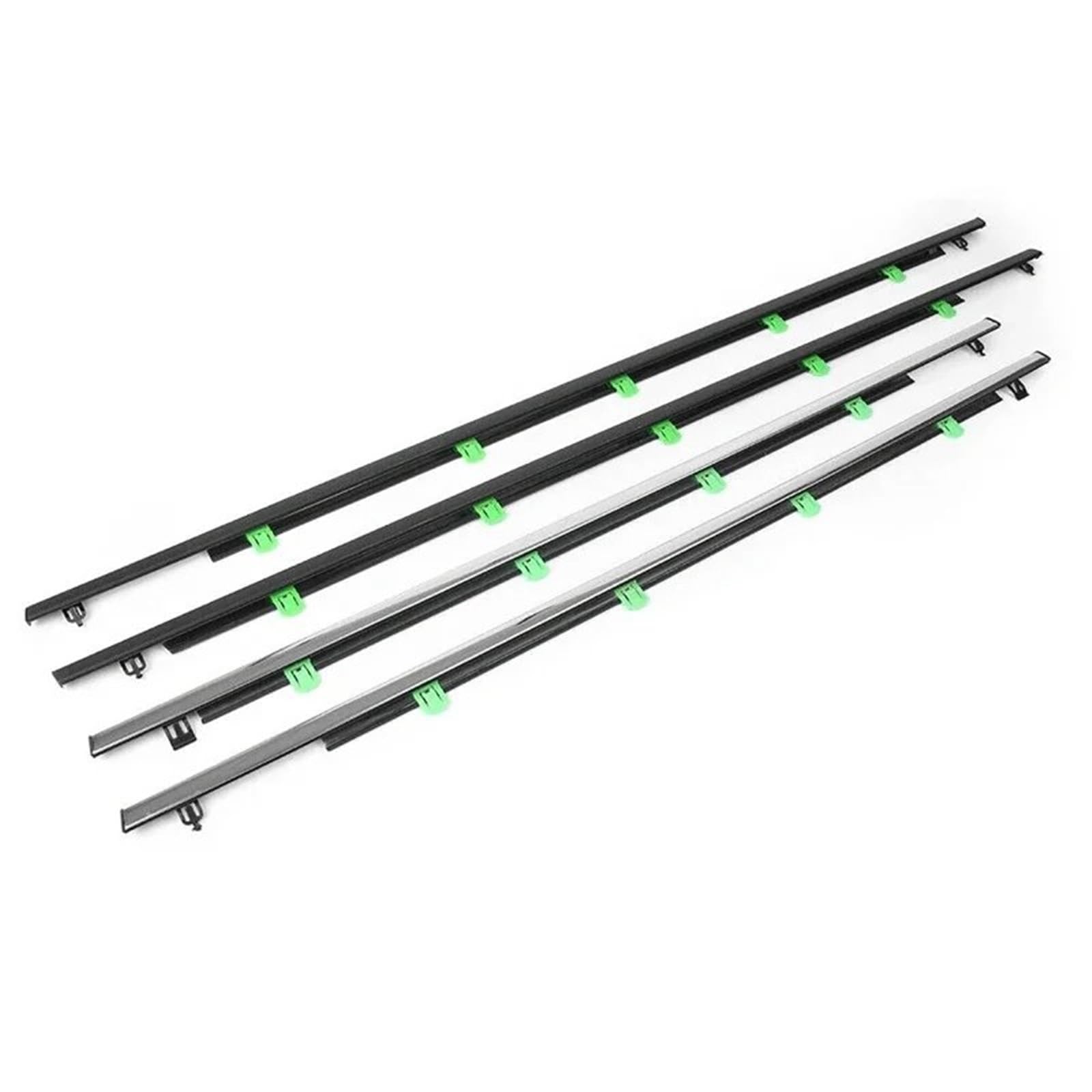 4 Teile/Satz Auto Fenster Wetter Streifen wasserdichte Chrom Druck Streifen Abdichtung Streifen Auto Sill Dichtung Gürtel Für CRV 2007-2022 Fensterdichtung Auto Türdichtung(for 07-11) von HONGYISM